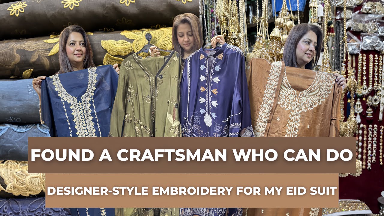 Beautiful AARI WORK Suits In Just 5k|Designer Kaftan|Ready To Stitch Embelished Suits| Eid Suit