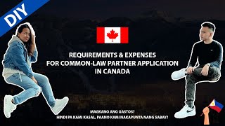 Requirements and Expenses for CommonLaw Partner Application in Canada