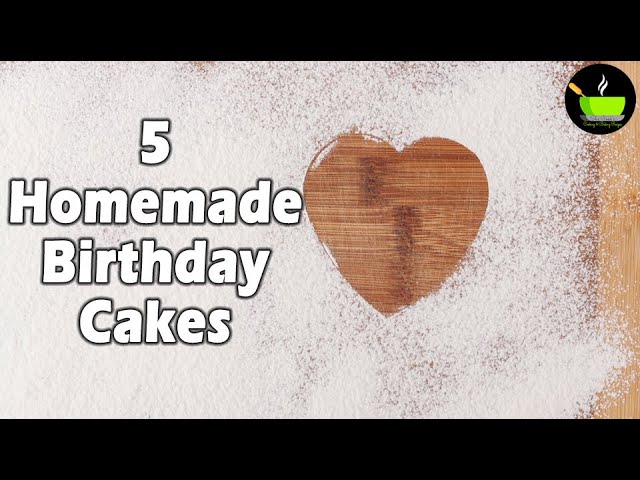 5 Quick and Easy Birthday Cake Recipes | Birthday Cake | Easy Birthday Cake | Homemade Birthday Cake | She Cooks