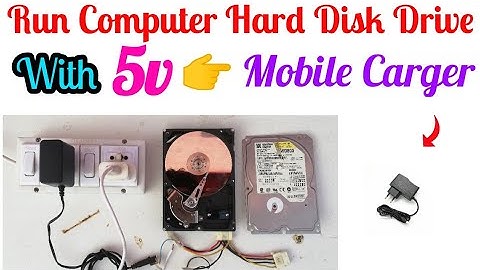 How to Run Hard Drive Disk Brushless Motor with A Mobile Phone Charger