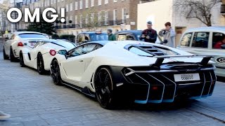£2 million Lamborghini Centenario on the road in London!