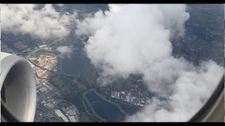 رحلة الرياض لندن ومناظر من نافذة الطيارة Riyadh London flight and plane window views