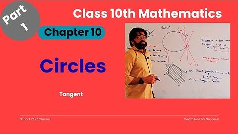 Circles Class 10 Maths|Chapter 10 Introduction,Tangents & Secants#circle #tangents #maths #education