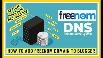 | HOW TO ADD FREENOM DOMAIN TO BLOGGER | SETTING FREENOM DNS SERVICE |