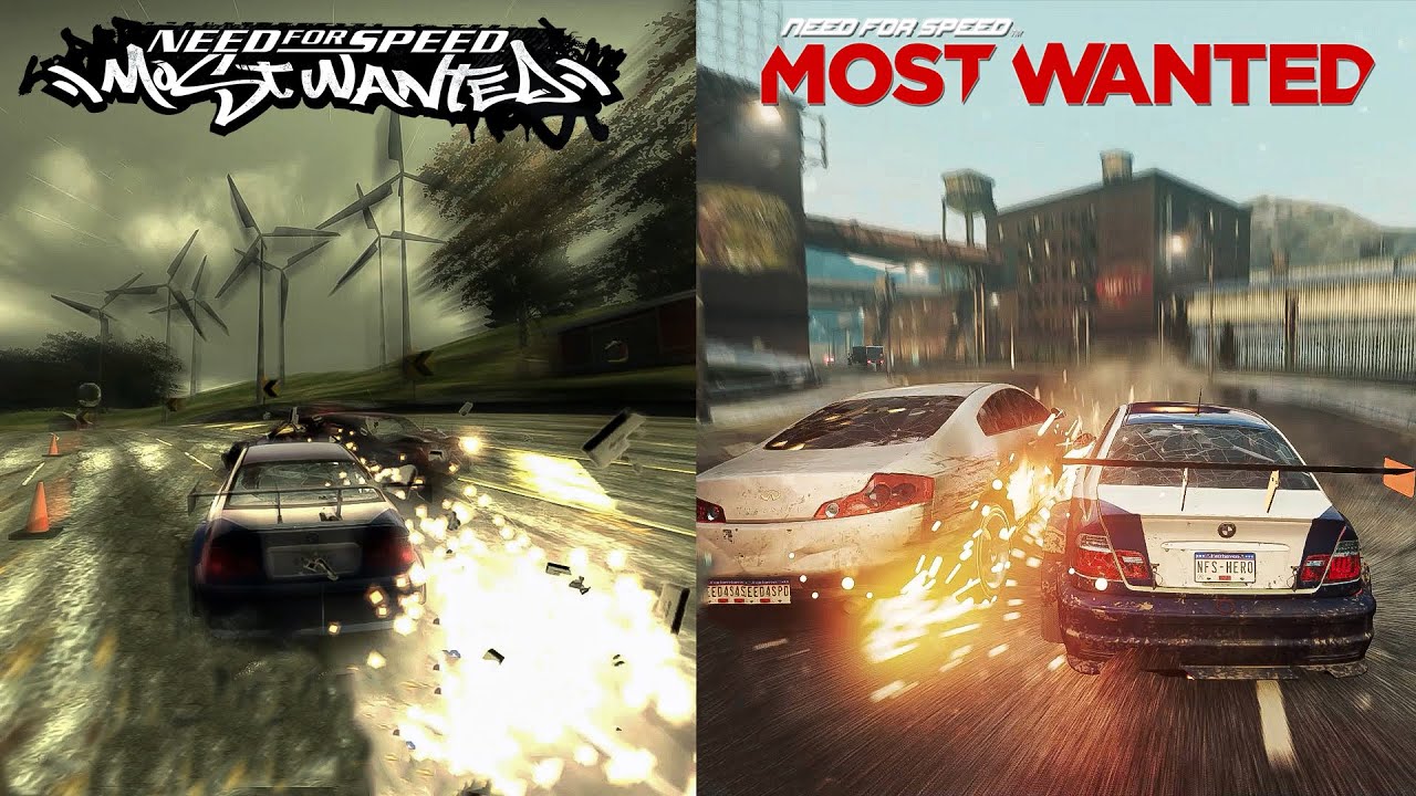 NFS Most Wanted (2012) vs. NFS Wanted (2005)