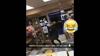 LOSKI THROWS EGG AT OPP IN CORNER SHOP [MUST SEE]