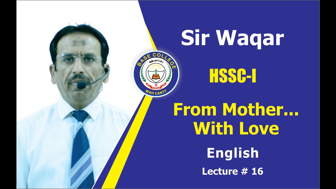 From Mother       With Love Part I