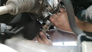 Cara menukar getah steering rack bush pada proton exora | steering liar