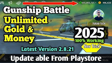 Gunship battle  2.8.21 Unlimited Gold and Money/ Gunship battle apk full/ Gunship battle trick