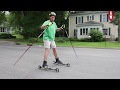 Roller Ski Stopping Techniques with Speedy from Gear West