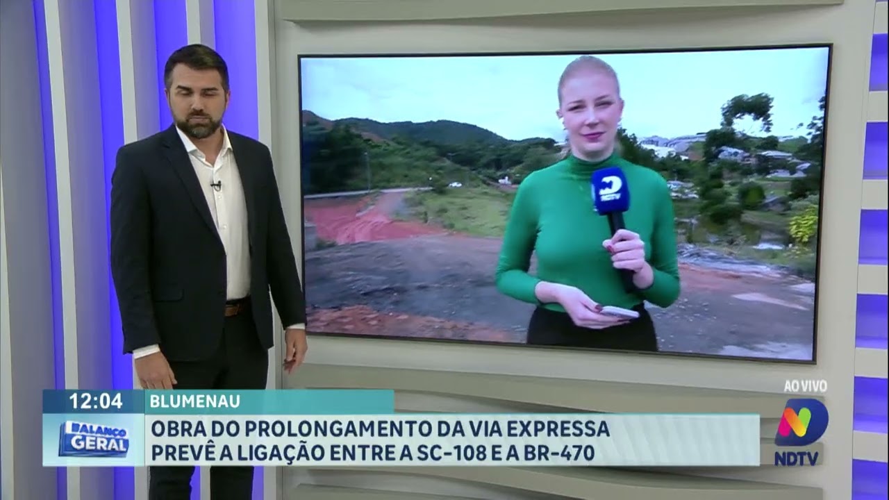 Obra do prolongamento da Via Expressa prevê a ligação entre a SC-108 e a BR-470