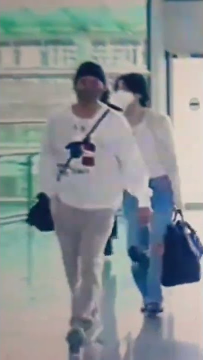 taehyung at the incheon Airport. departing of the invitation of white house(US)