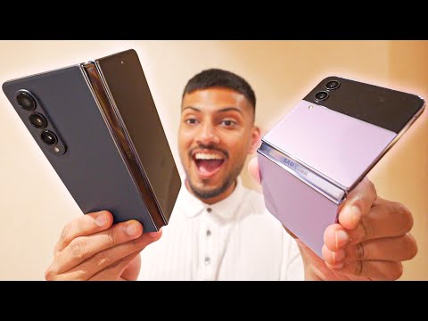 Samsung Galaxy Flip 4 & Fold 4 First Look ! *VLOG*