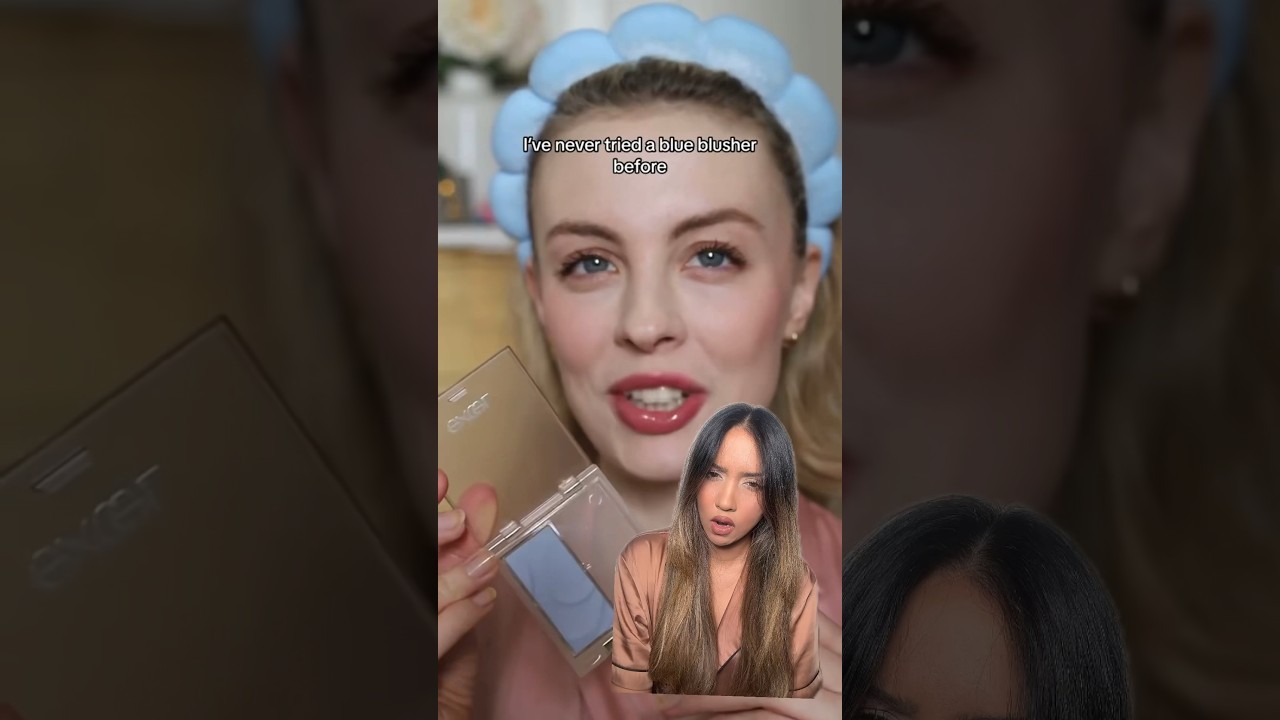 viral blue blush keeps it real 🤌