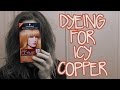 Dyeing for Schwarzkopf Icy Copper 9.14 + Brightening My Ends!