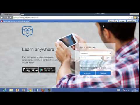 Tutorial - Login no Edmodo - Português - XOK English