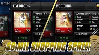 50 MILLION COIN SHOPPING SPREE! Madden Mobile 18