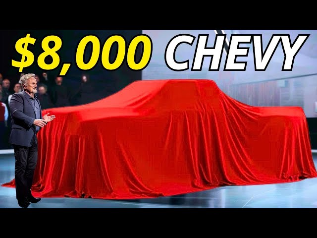 GM Ceo Announces NEW $8,000 Pickup Truck u0026 KILLED All Competition! class=