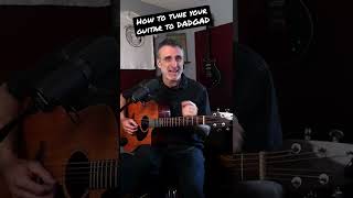 How to tune your guitar to DADGAD #shorts