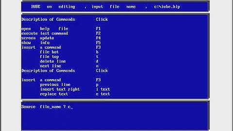 My Intel PC Text Editor on Intel PC as base and target machine