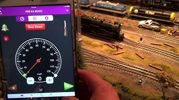 MTH DCS WiFi app demo on iPad