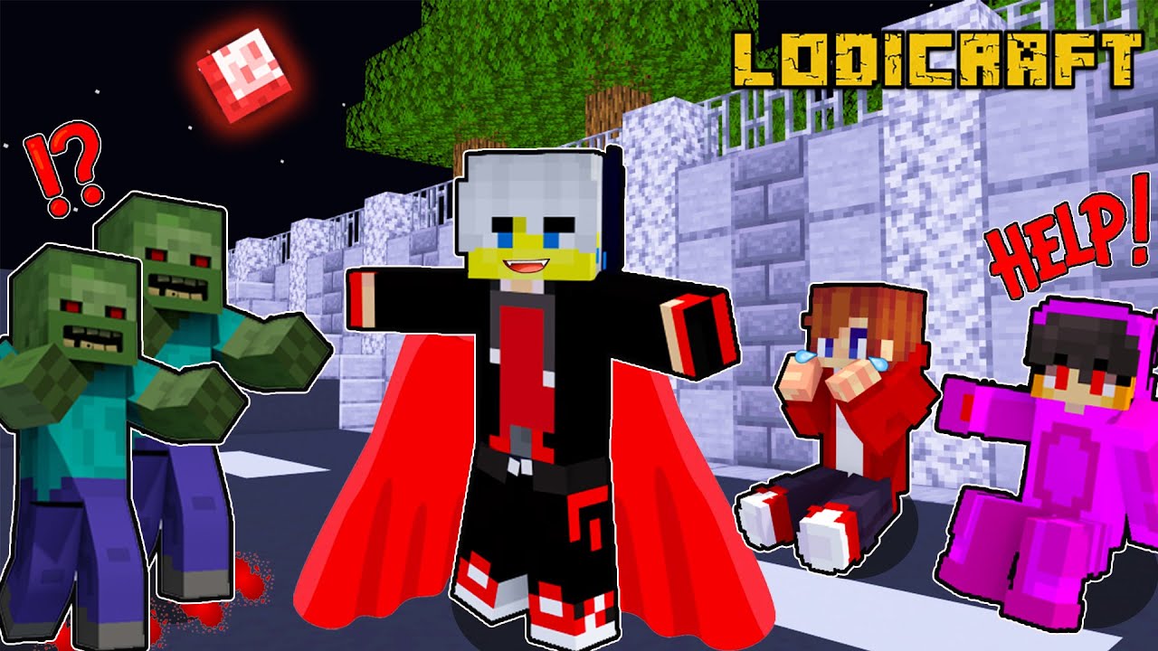 I Became a PROTECTIVE VAMPIRE in Minecraft! (TAGALOG)