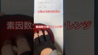 素因数分解チャレンジ！ prime factorization