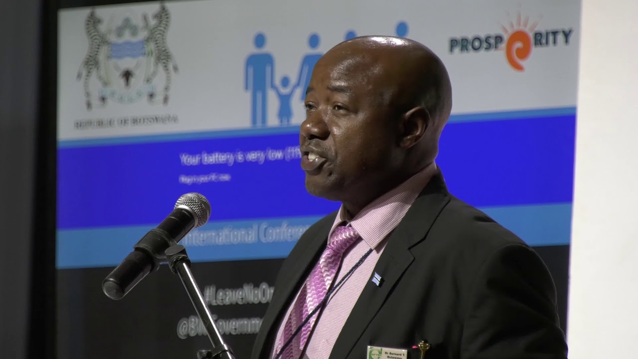5. LEAVE NO ONE BEHIND: Plenary Session 1 Moderator Dr  Bernard T  Bulawayo