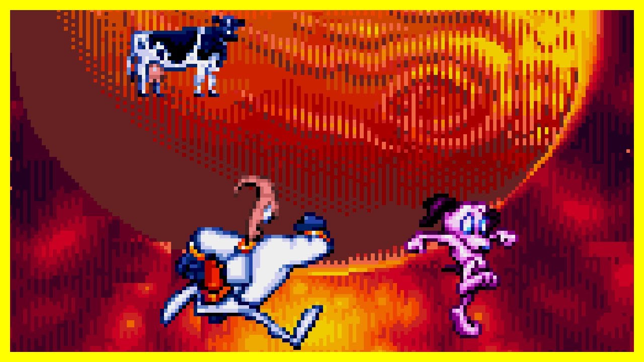 [Sega Channel] The Great Erthworm Jim Race (1995) Mega Drive/Genesis - NTSC-U