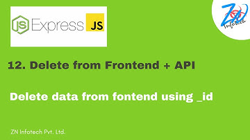 How to Delete Data | Backend DELETE API + Frontend Integration