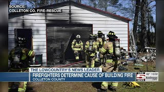 VIDEO: Workshop fire damages vehicles, tools in Colleton Co.