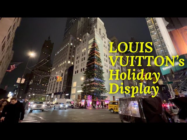 Louis Vuitton's 5th Avenue Window Display Magic