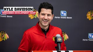 GM Kyle Davidson discusses Development Camp with the Media | Chicago Blackhawks