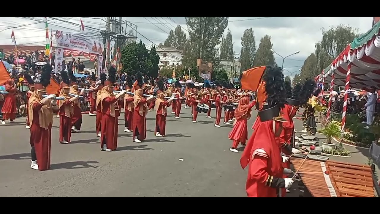 Juara 1 Marching Band tingkat SMP kec. Kabanjahe 17 Agustus 2022 MTsS Cendikia Bunayya