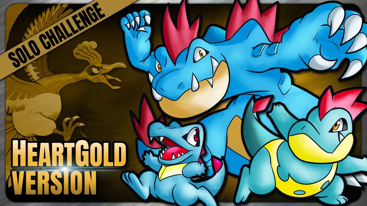Feraligatr-line Solo Challenge - Pokemon HeartGold - YouTube