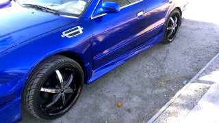 2003 Mitsubishi Galant candy cobalt blue