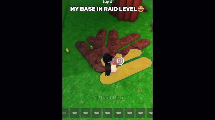 My base in raid level😂 #99nightintheforest #tuthanhblox #roblox #usa