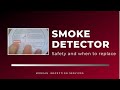 How to test a smoke detector 