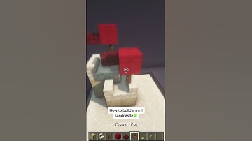 How to build a mini sandcastle #minecraft #shorts