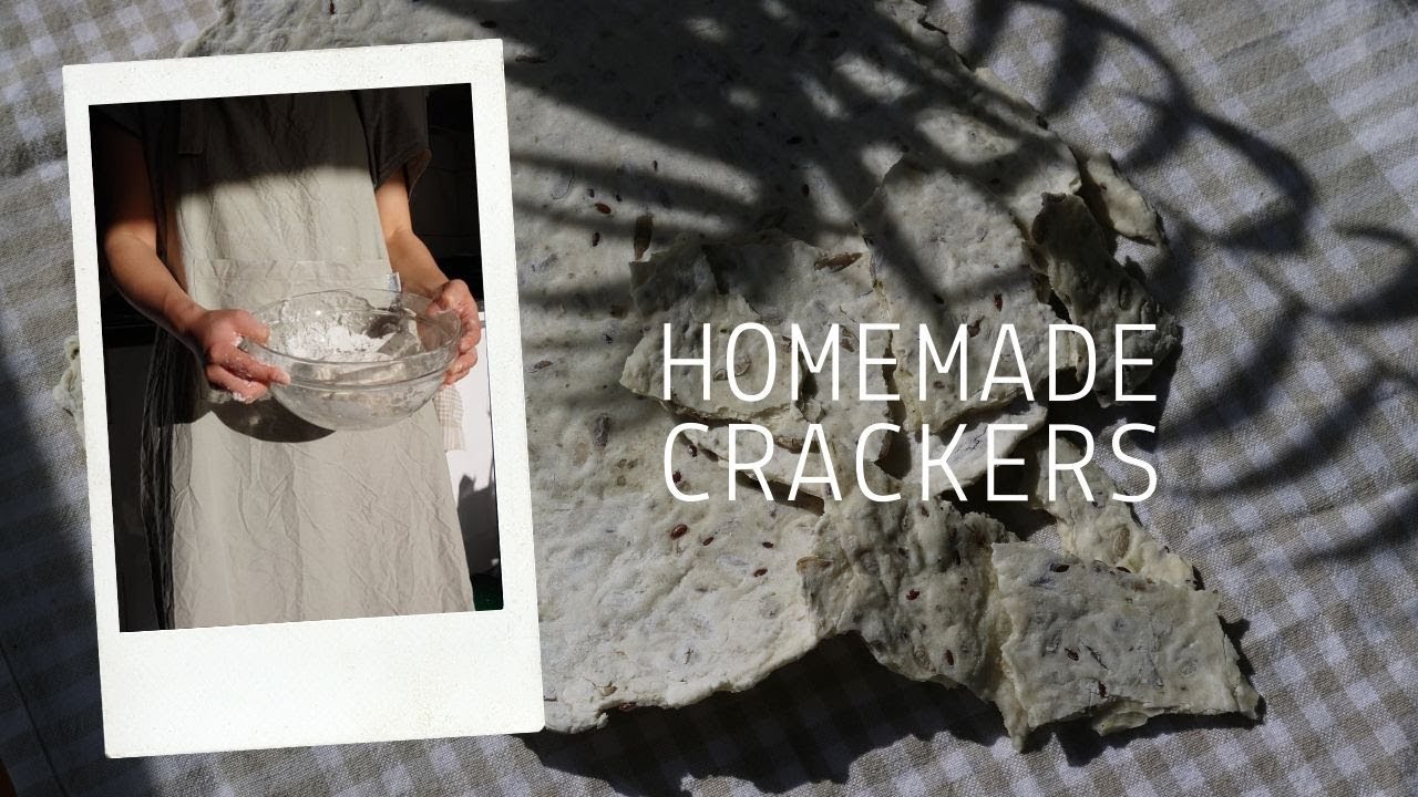 Zero Waste Snack - Homemade & Vegan Crackers