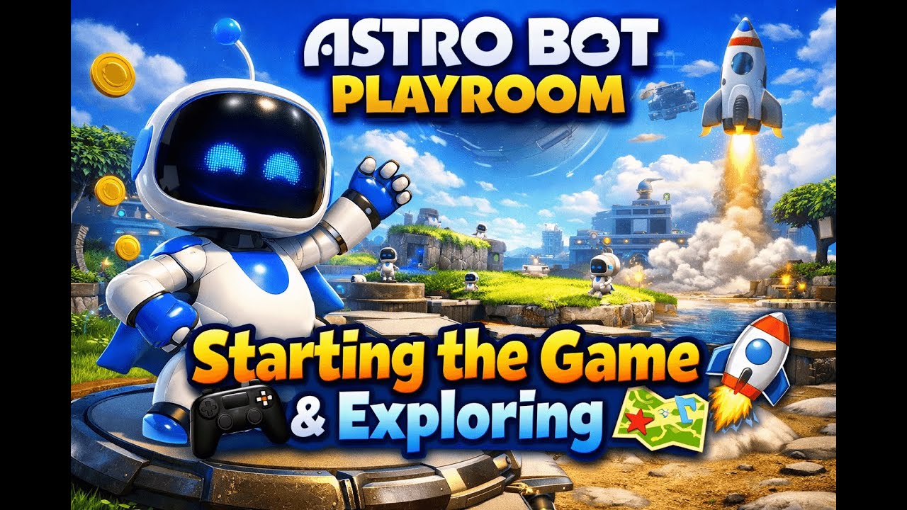 Astro Bot Playroom Gameplay | Starting the Game & Exploring🎮