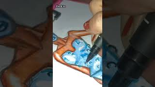 #illustrator #fashionillustration #fire #ice #concept #AvantGardeStyle