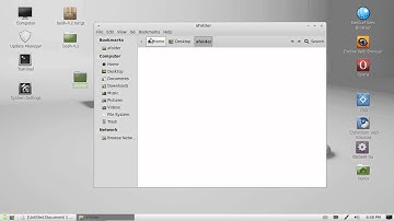 add bookmark folders in linux mint 13