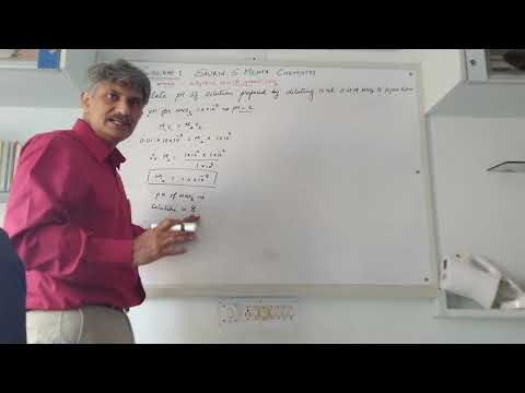Numerical : pH change on dilution of Acid