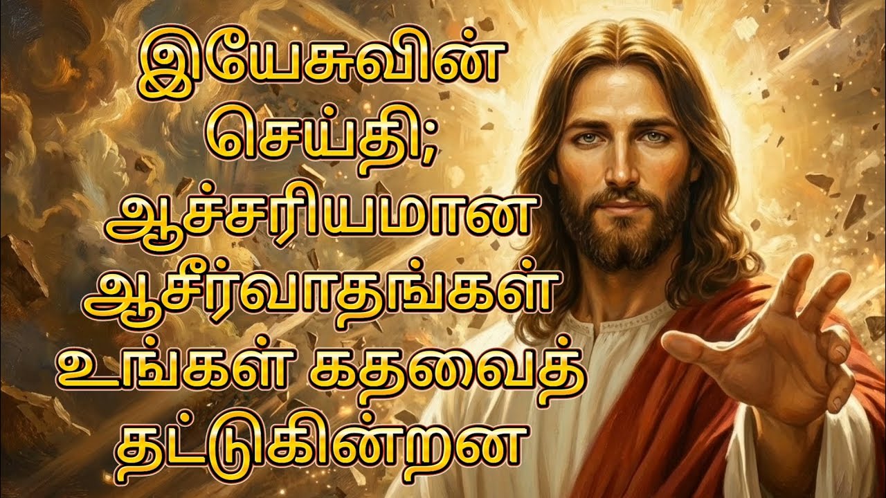 இயேசுவின் செய்தி; ஆச்சரியமான ஆசீர்வாதங்கள் உங்கள் கதவைத் தட்டுகின்றன | Jesus Message தமிழ்