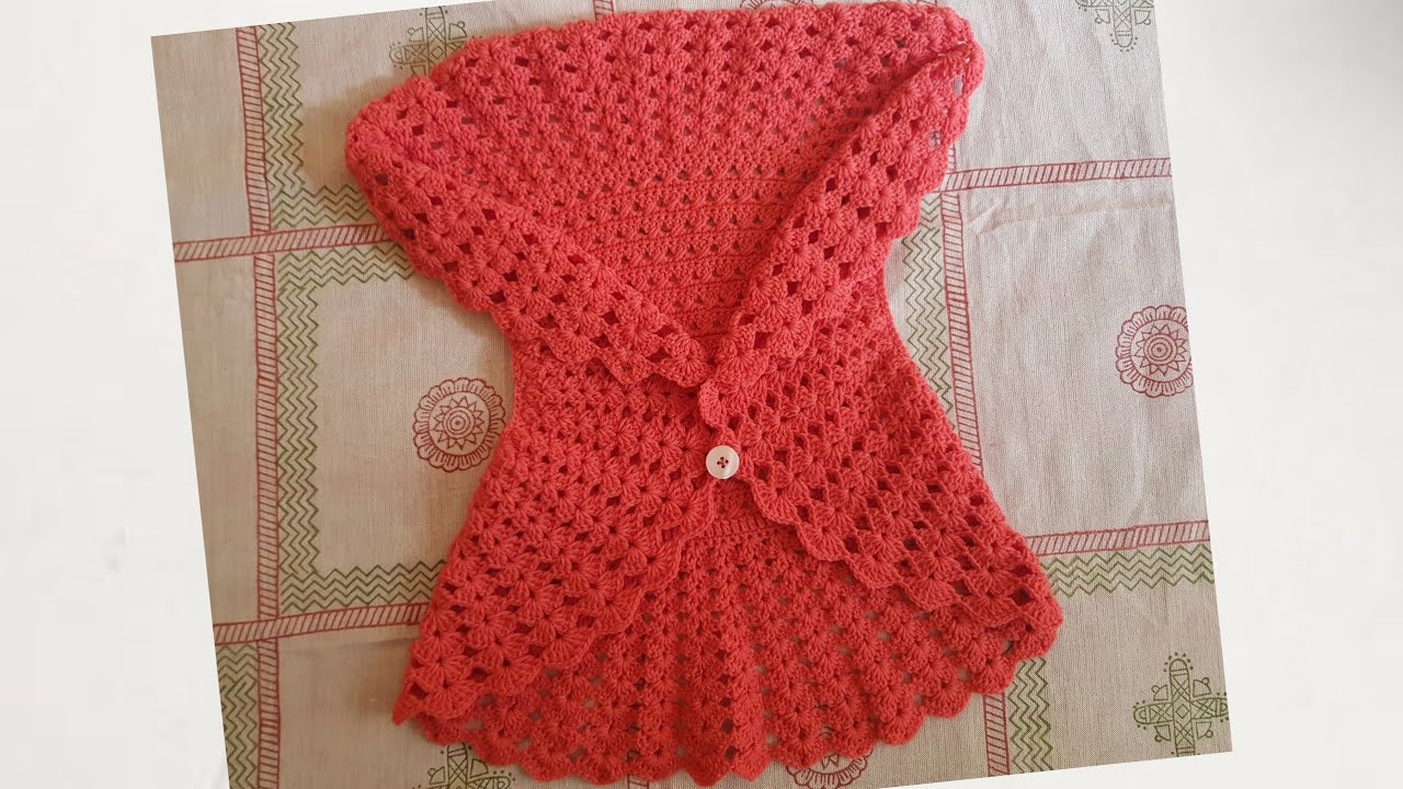 Crochet Bolero Jacket for baby girl (2-3 years)