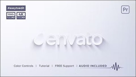 Clean & Simple Logo Reveal | Premier Pro Template | Videohive