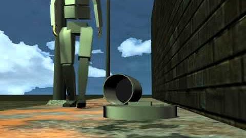 3ds max biped animation test