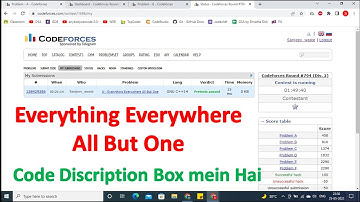 Codeforces || Everything Everywhere All But One || Solution Explained.