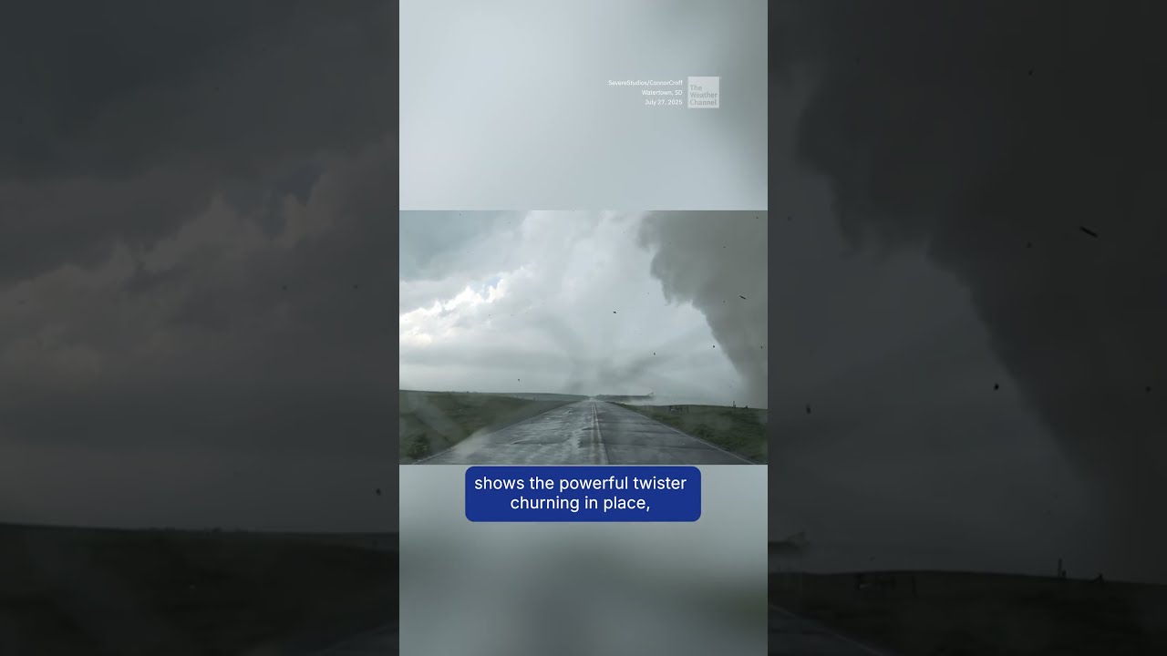 Baseball Sized Hail Comes Down 